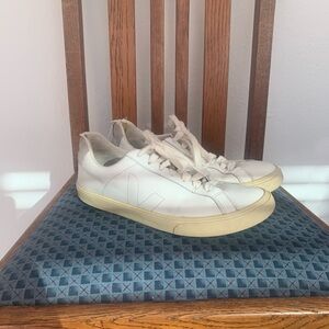 Veja Campo Sneakers - White, Leather, Size 38